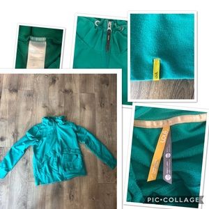 Emerald Green Lolë Large zip up